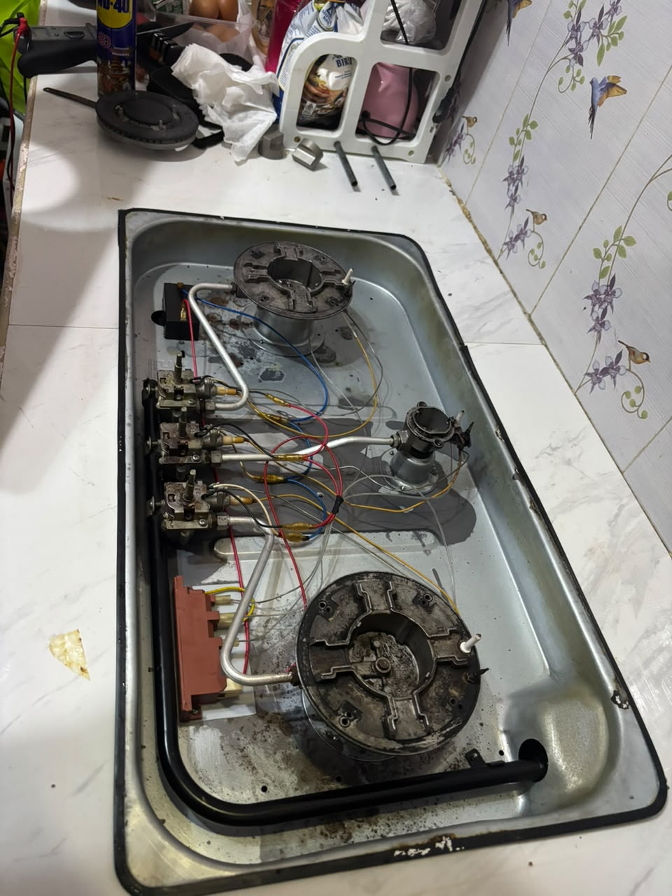 Instalasi Jarum Busi Pemantik Baru