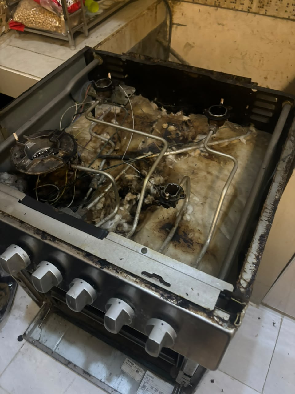 Sebelum - Servis & Restorasi Freestanding Cooker Bertazzoni La Germania