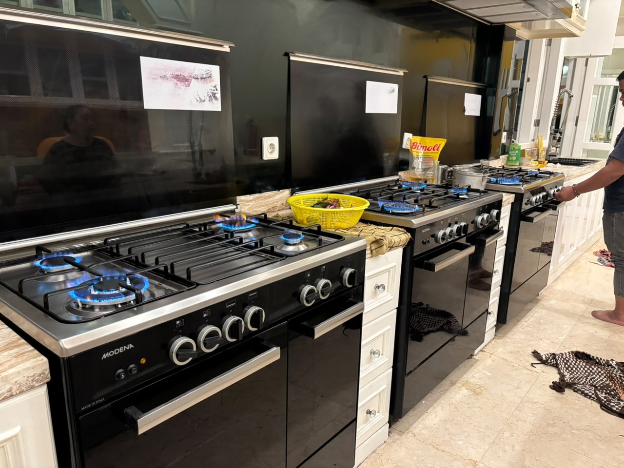 Sesudah - Servis & Tune-up Freestanding Stove Cooker Modena