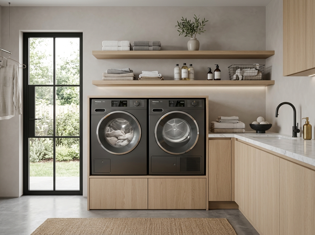 Mesin Cuci & Dryer Laundry